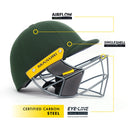 Masuri E Line Steel Cricket Helmet Green Masuri