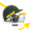 Masuri E Line Steel Cricket Helmet Green Masuri