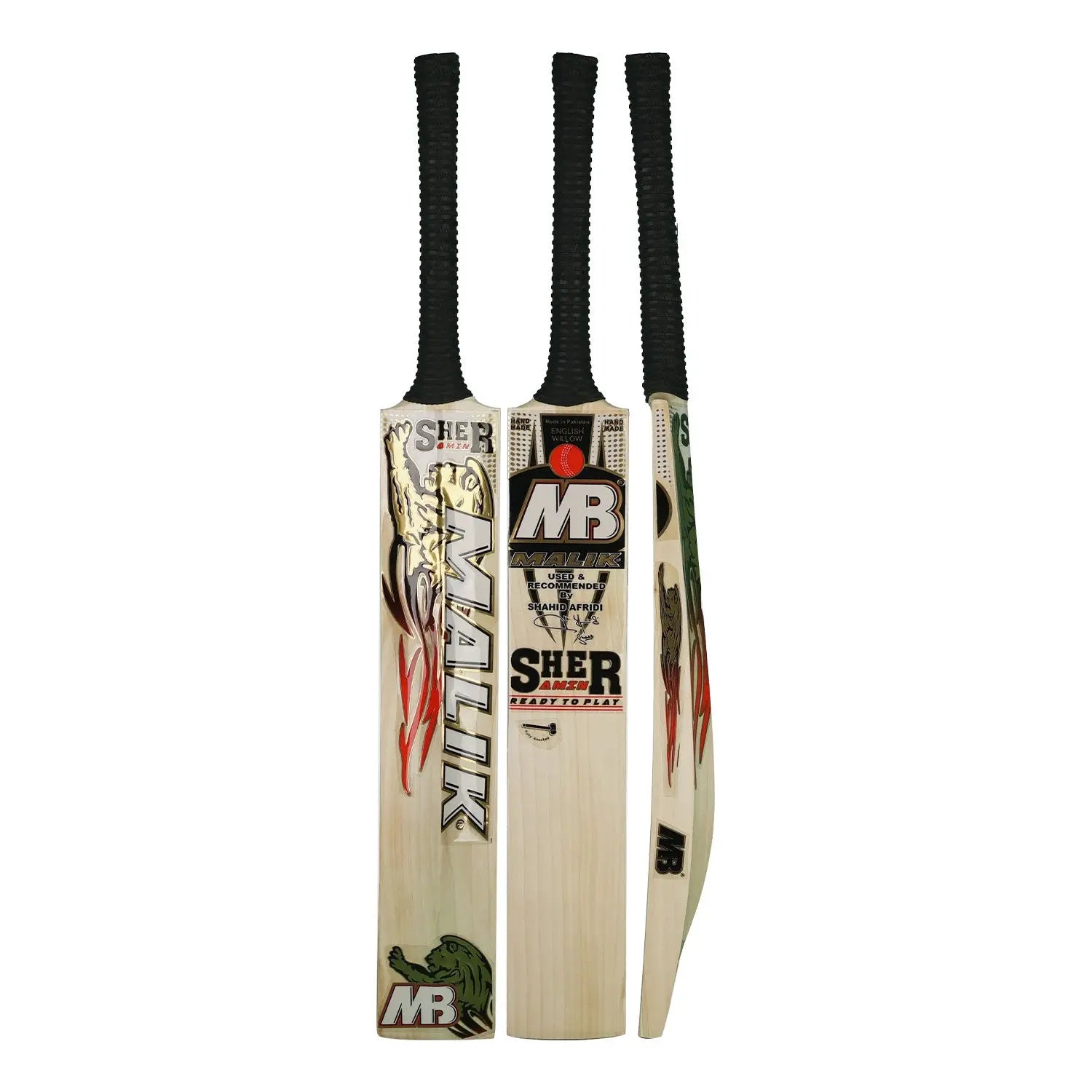 Mb Malik Sher Amin English Willow Cricket Bat - Cricket shop italy