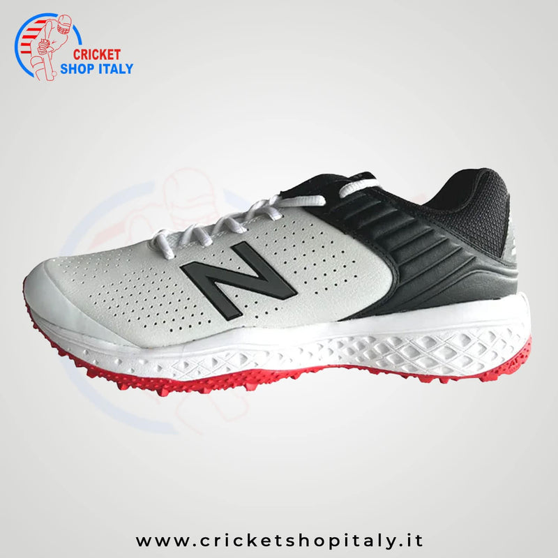 New Balance CK 4020 k4 Rubber Cricket Shoes - White/Red