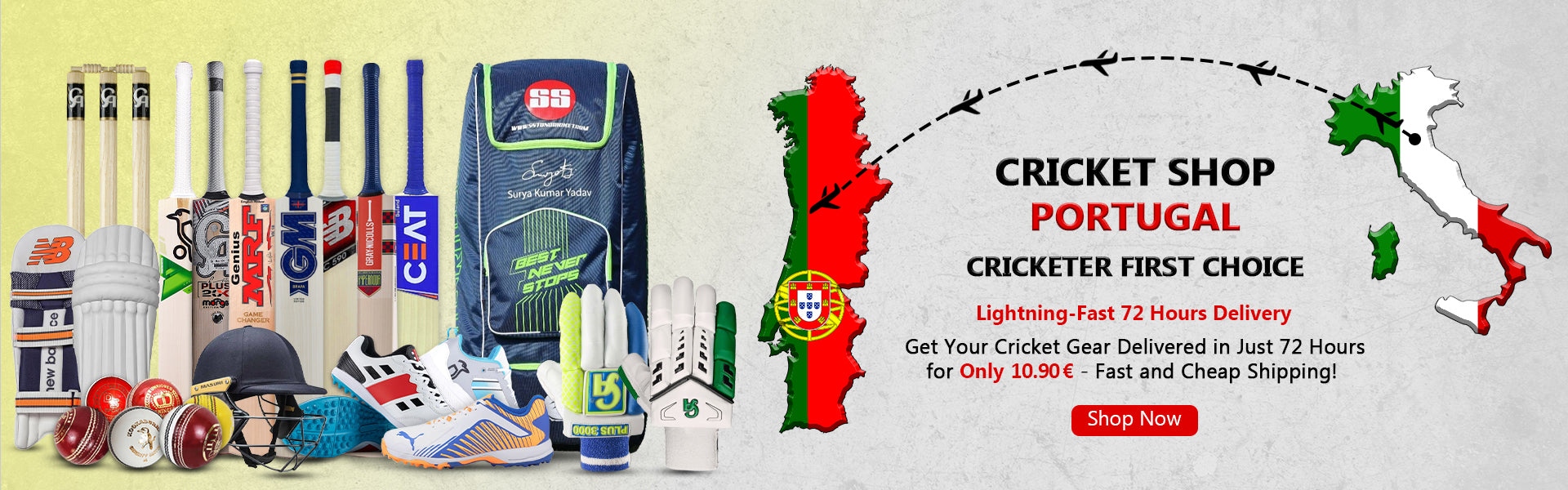 Cricket Shop Portugal | Cricketer first Choice