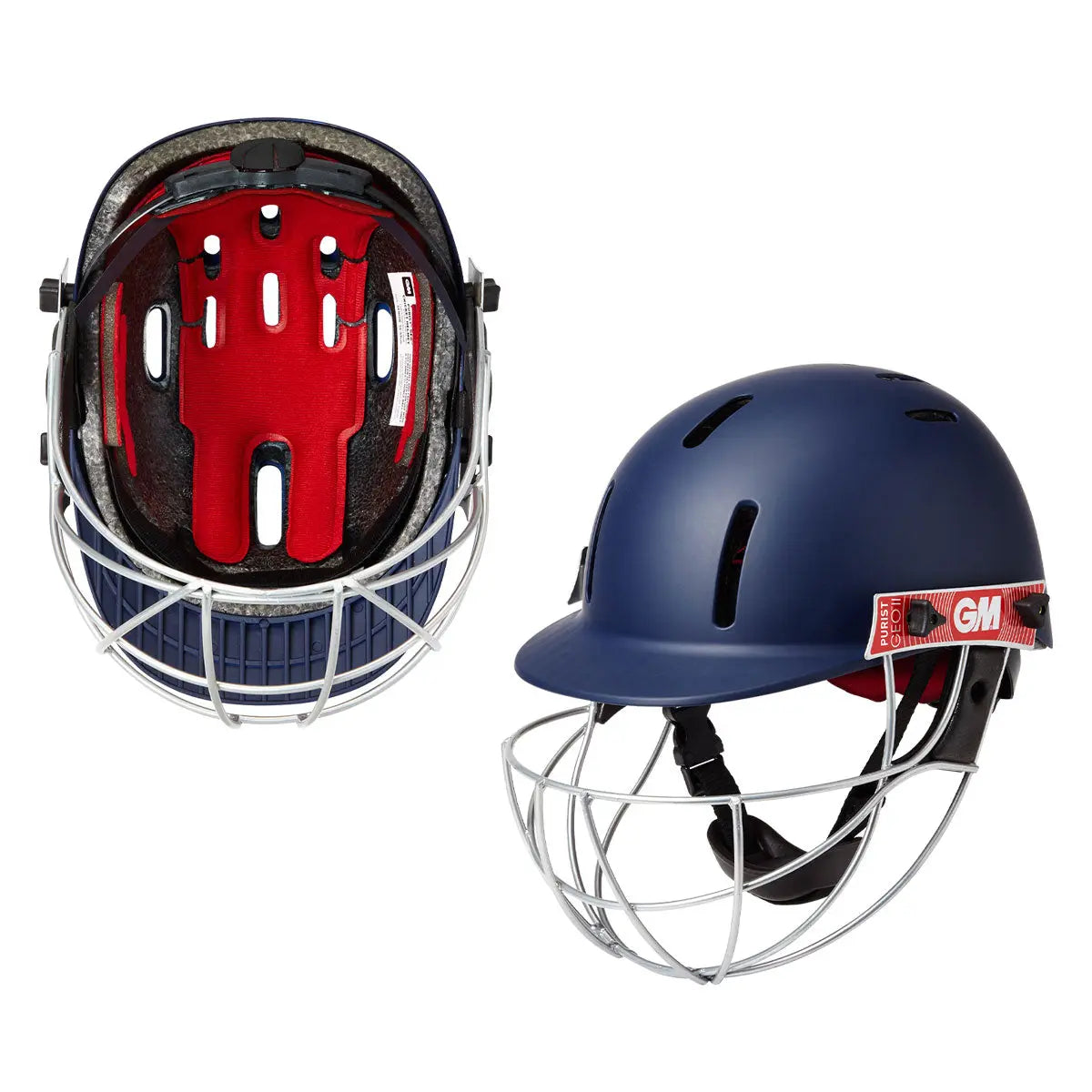 gm icon cricket helmet Gunn & Moore Purist Geo II Helmet NVY