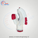 DS Red/White 1.0 Batting Gloves Junior - Cricket shop italy