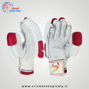 DS Red/White 1.0 Batting Gloves Junior - Cricket shop italy