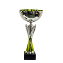 Rio Vista Silver & Green Metal Bowl Trophy Cup - Cricket shop italy