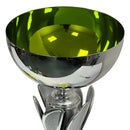 Rio Vista Silver & Green Metal Bowl Trophy Cup - Cricket shop italy