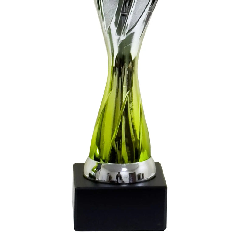 Rio Vista Silver & Green Metal Bowl Trophy Cup - Cricket shop italy