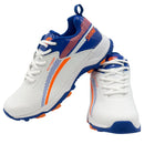 Shine New Edition Cricket Shoes (Orange & Blue) Adoral