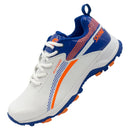 Shine New Edition Cricket Shoes (Orange & Blue) Adoral