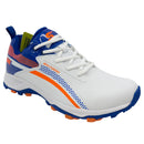 Shine New Edition Cricket Shoes (Orange & Blue) Adoral