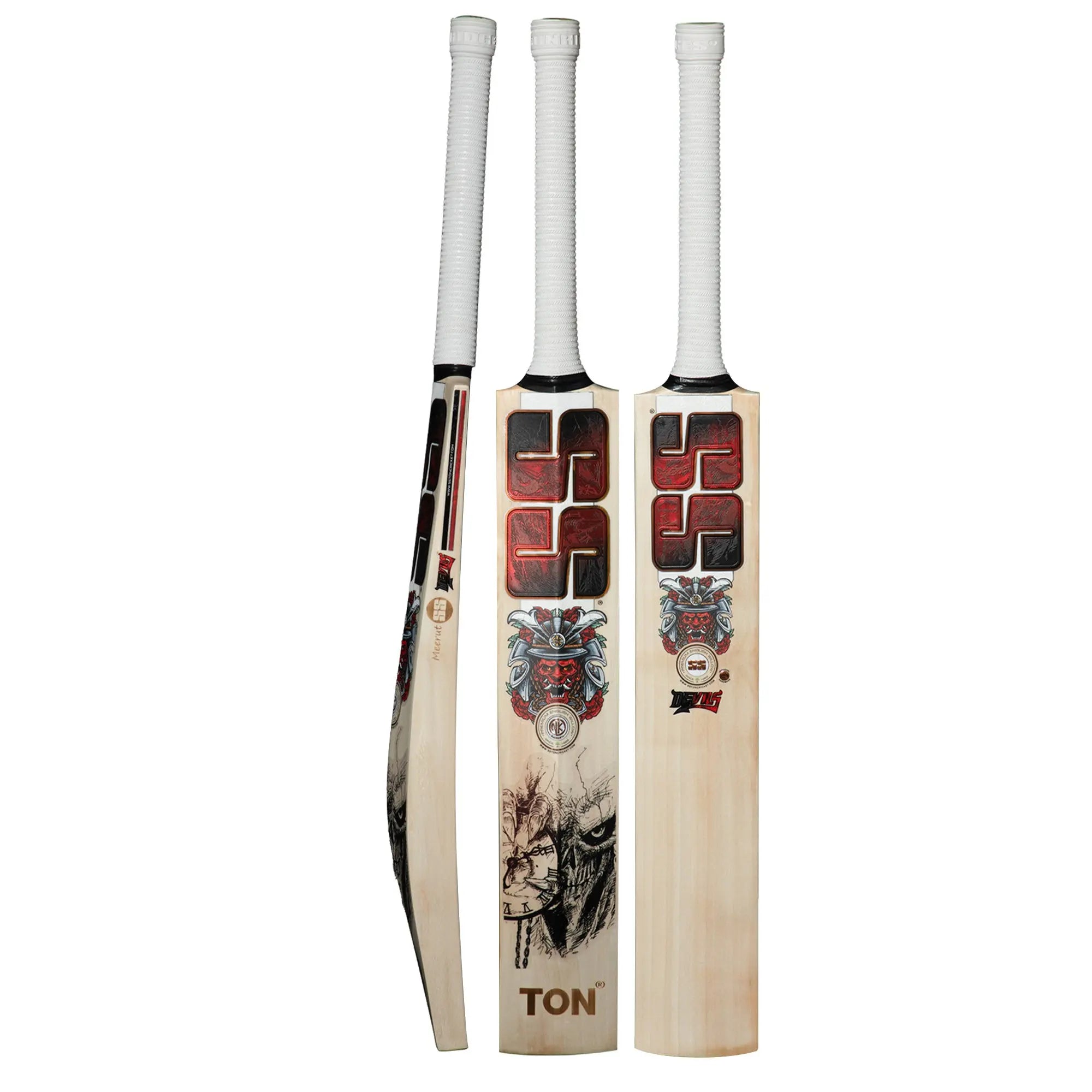 SS Devils (Red) English Willow Cricket Bat - Cricket Shop Italy