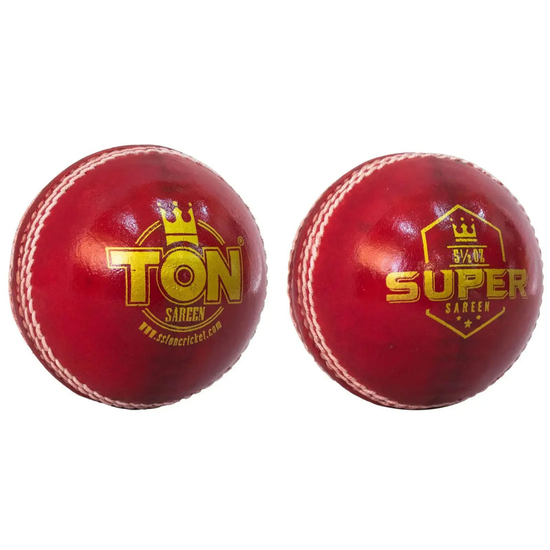 SS TON Super Cricket Leather Ball red SS