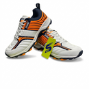 Shine 5000 Cricket Shoes White/Orange Shine
