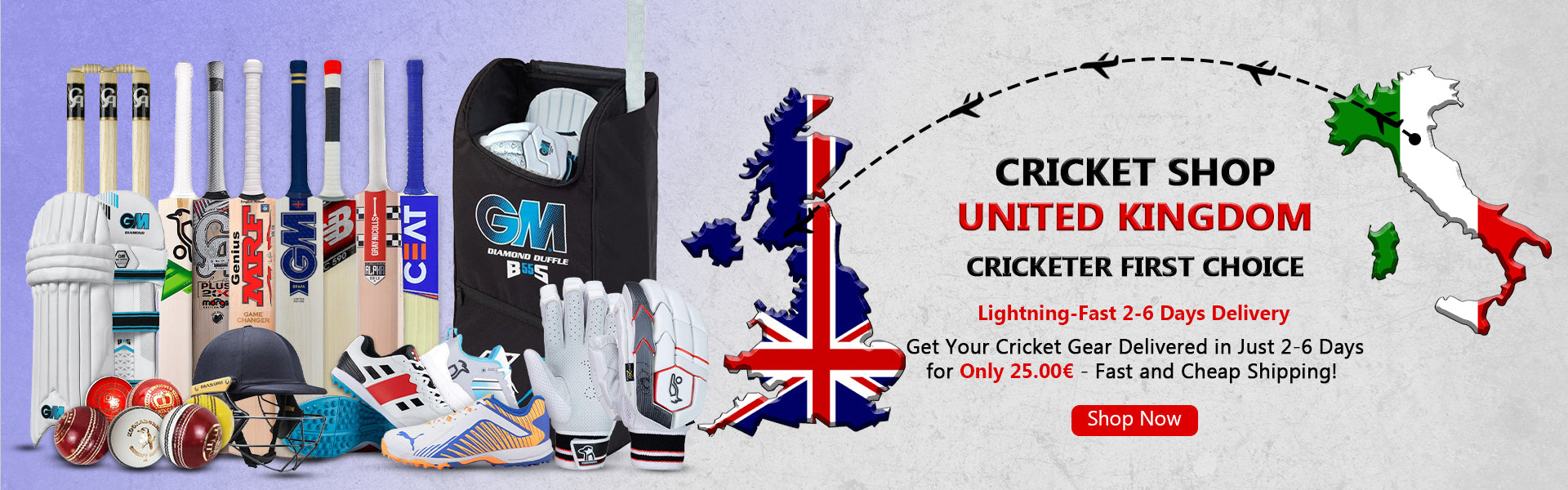 Cricket Shop United Kingdom | Cricketer first Choice