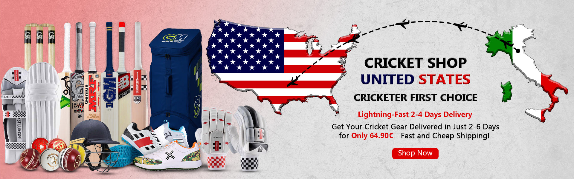 Cricket Shop United States | Cricketer first Choice
