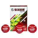 Sixer Supermo Cricket Tennis Ball (6 Balls) CSI