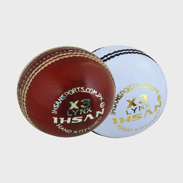 Ihsan X3 Cricket Leather Ball IHSAN