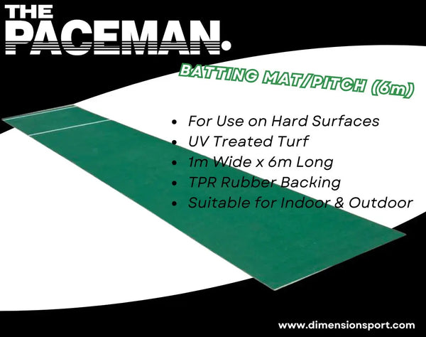 Paceman Batting Mat/Pitch (6m) Cricket shop italy