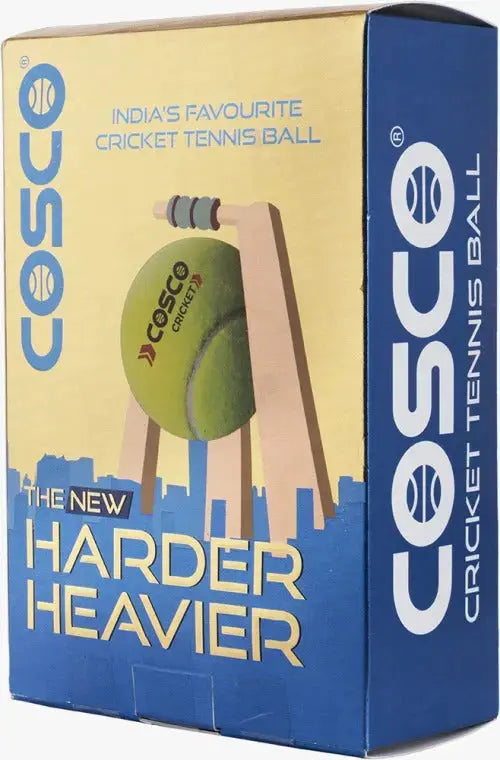 Cosco Cricket Heavy tennis Ball (6 Balls Pack ) Cosco