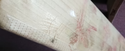 Cracks or dent in face
