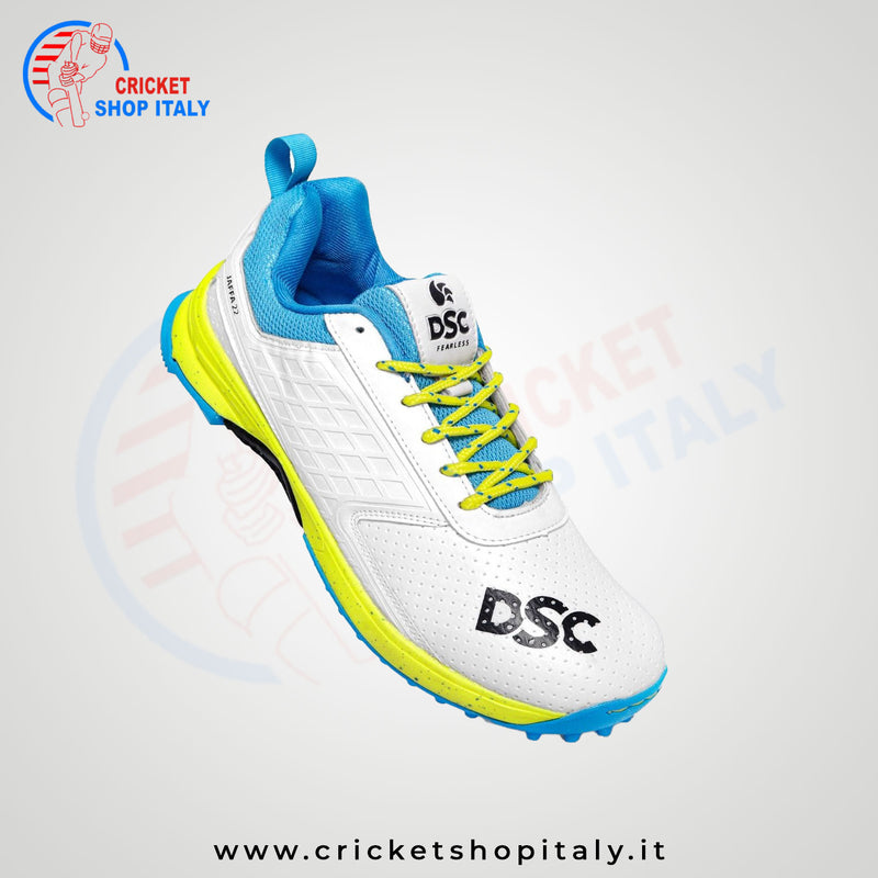 DSC Jaffa 22 Cricket Shoes Lime Yellow