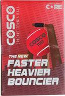 Cosco Tuff Cricket Heavy tennis Ball Red (6 Balls Pack) Cosco