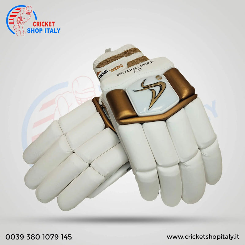 2023 DS Sports D 1.0 White/Gold Batting Gloves Adult 2