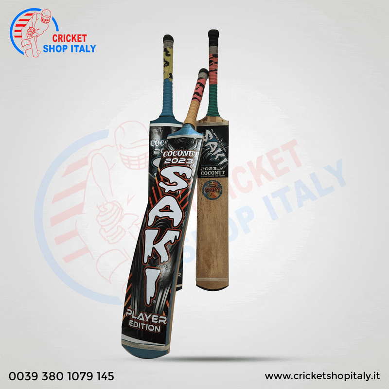 Saki Srilankan Coconut Tape Ball Bat 3