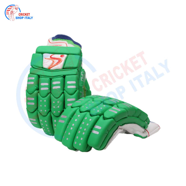 2023 DS Sports Green Cricket Batting Gloves (Adult) 1