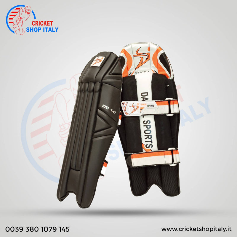 2023 Black DS 1.0 Wicket Keeper Pads 1