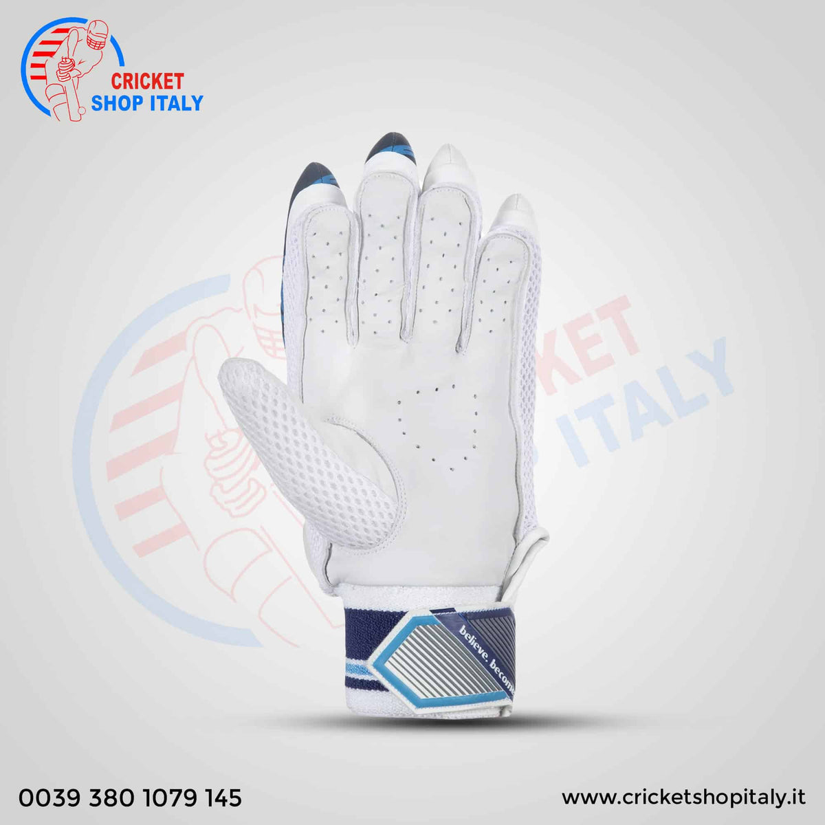 SG Club Guanti Da Battuta Cricket Per Ragazzi – Mano Sinistra, Pelle Premium, Fatti In India