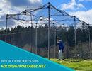 Pitch Concept Sp6 Folding Portable Batting Net DIMENSION SPORTS